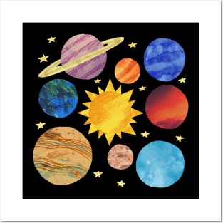 solar system Posters and Art